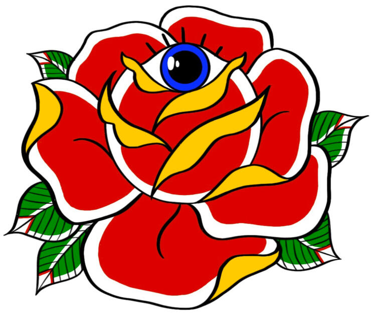 all seeing rose