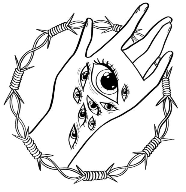 all seeing palm
